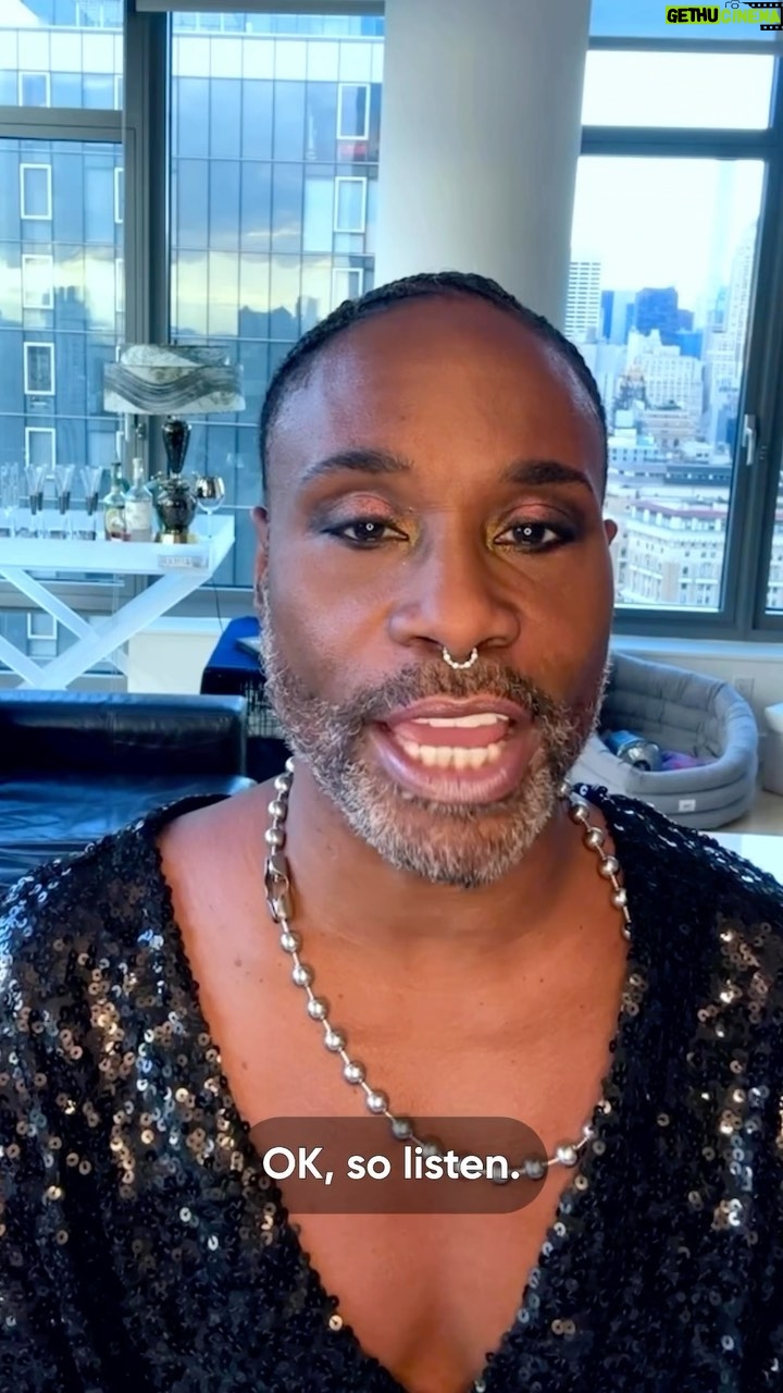 Billy Porter Instagram - Election Day is this Tuesday, November 7th — and it’s your last chance to vote. These smaller or local elections across the country are just as important as the bigger ones. We all need to show up and show OUT! Head over to @WhenWeAllVote now to make your plan to vote. Your VOTE is your VOICE, and your voice matters! #electionday #vote