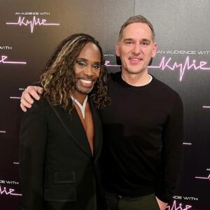 Billy Porter Instagram - Yassss Miss @kylieminogue! 💥💥💥

🔁 @stevepitron  Had the pleasure attending the taping of ‘An Audience With Kylie’ at the Royal Albert Hall last weekend in the company of @theebillyporter ( who learnt how to pronounce @celsojr9 name properly). Wonderful evening! 

Thank you @tvspaulmalone @fifimclark 
.
🪩💃❤️🤩🎉🍸
.
#kylie #kylieminogue #anaudiencewith #itv #itv2 #billyporter #royalalberthall #RAH #allthelovers #fever #padam #tension