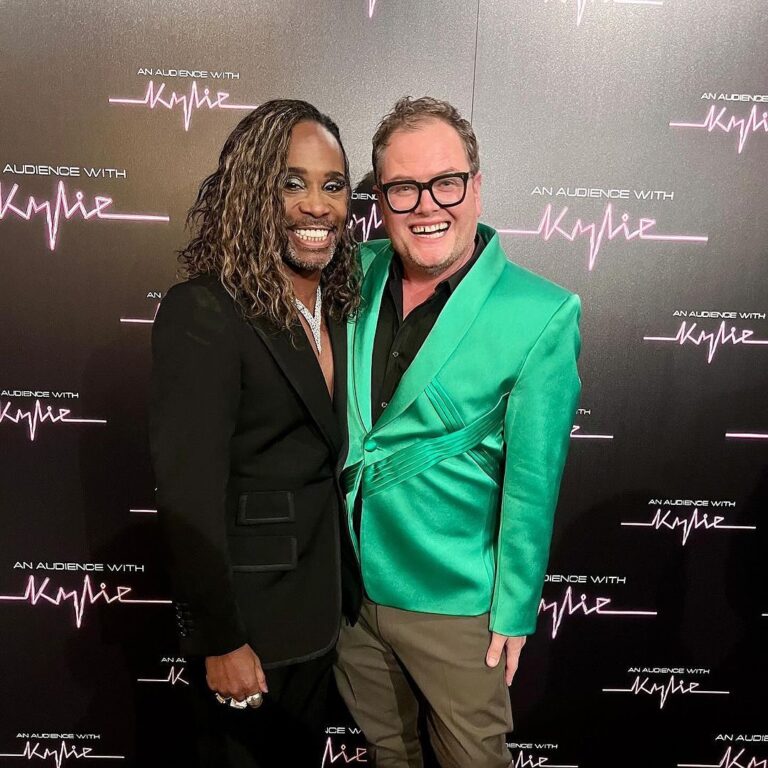 Billy Porter Instagram - Yassss Miss @kylieminogue! 💥💥💥 🔁 @stevepitron Had the pleasure attending the taping of ‘An Audience With Kylie’ at the Royal Albert Hall last weekend in the company of @theebillyporter ( who learnt how to pronounce @celsojr9 name properly). Wonderful evening! Thank you @tvspaulmalone @fifimclark . 🪩💃❤️🤩🎉🍸 . #kylie #kylieminogue #anaudiencewith #itv #itv2 #billyporter #royalalberthall #RAH #allthelovers #fever #padam #tension