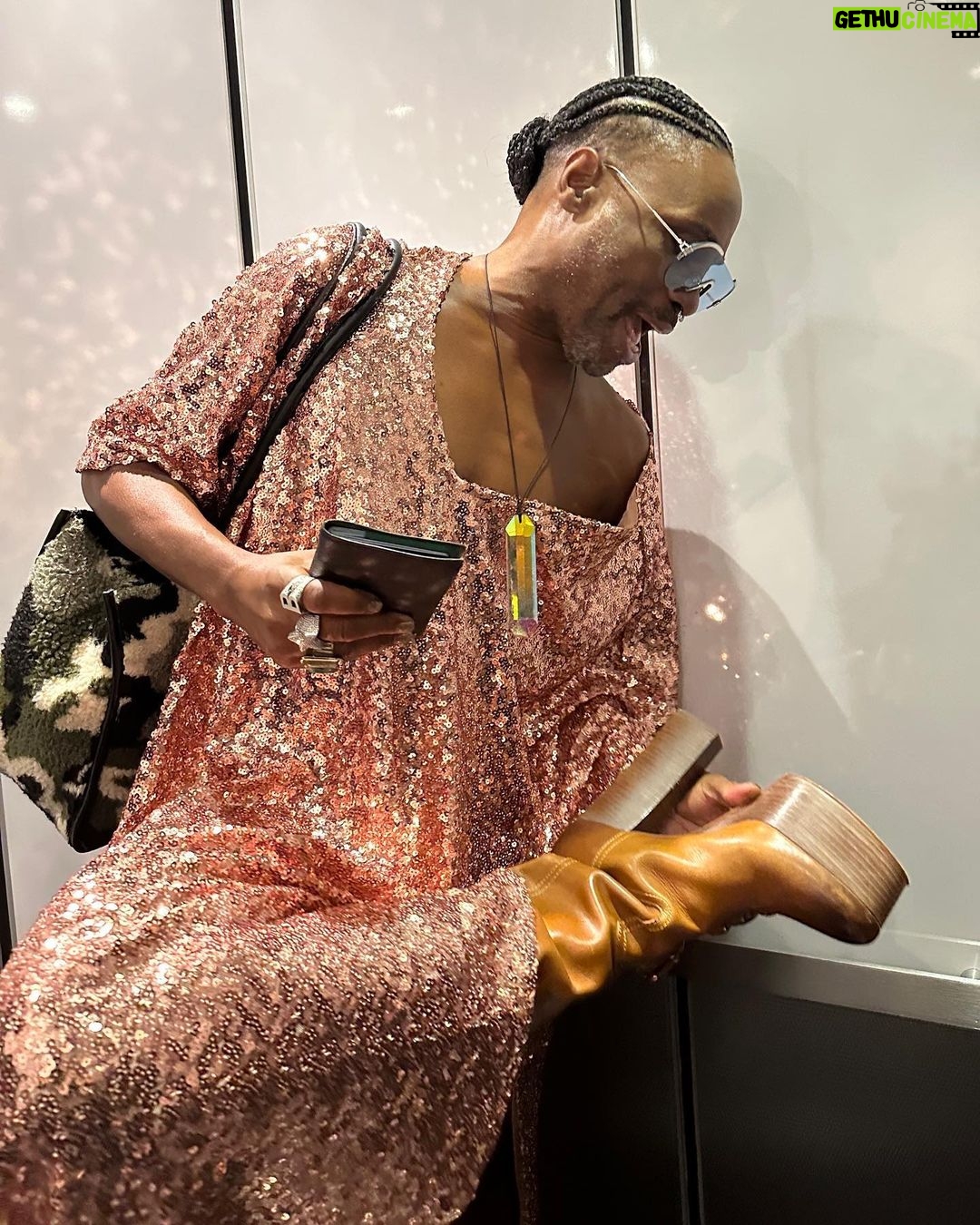 Billy Porter Instagram - Life as of late! #Grateful for all the good people Iām meeting on this journey. šš¾