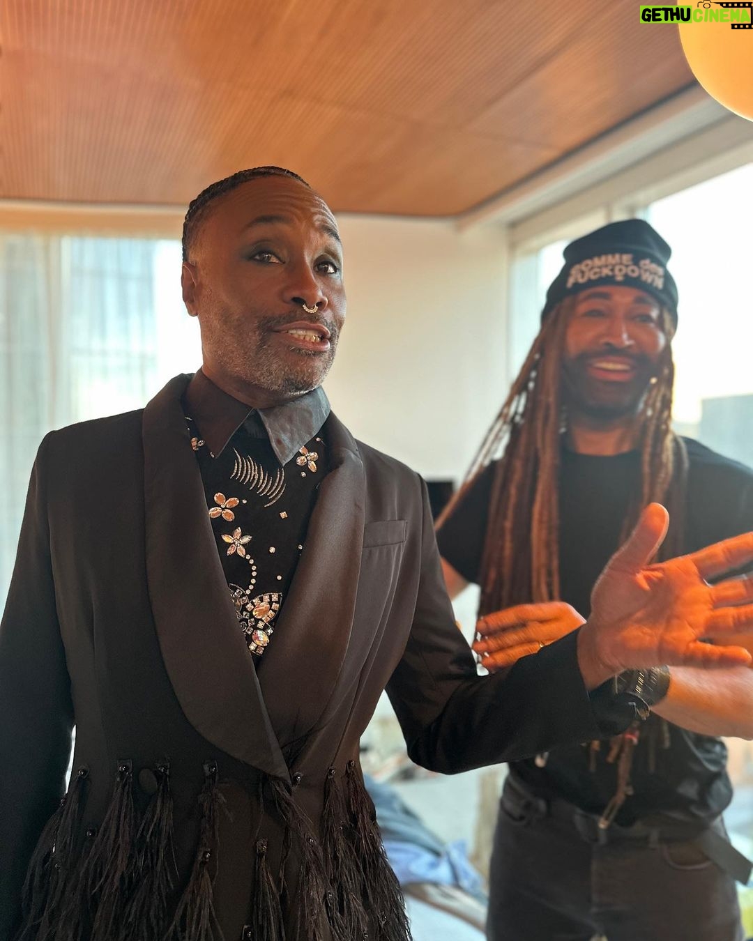 Billy Porter Instagram - Life as of late! #Grateful for all the good people Iām meeting on this journey. šš¾