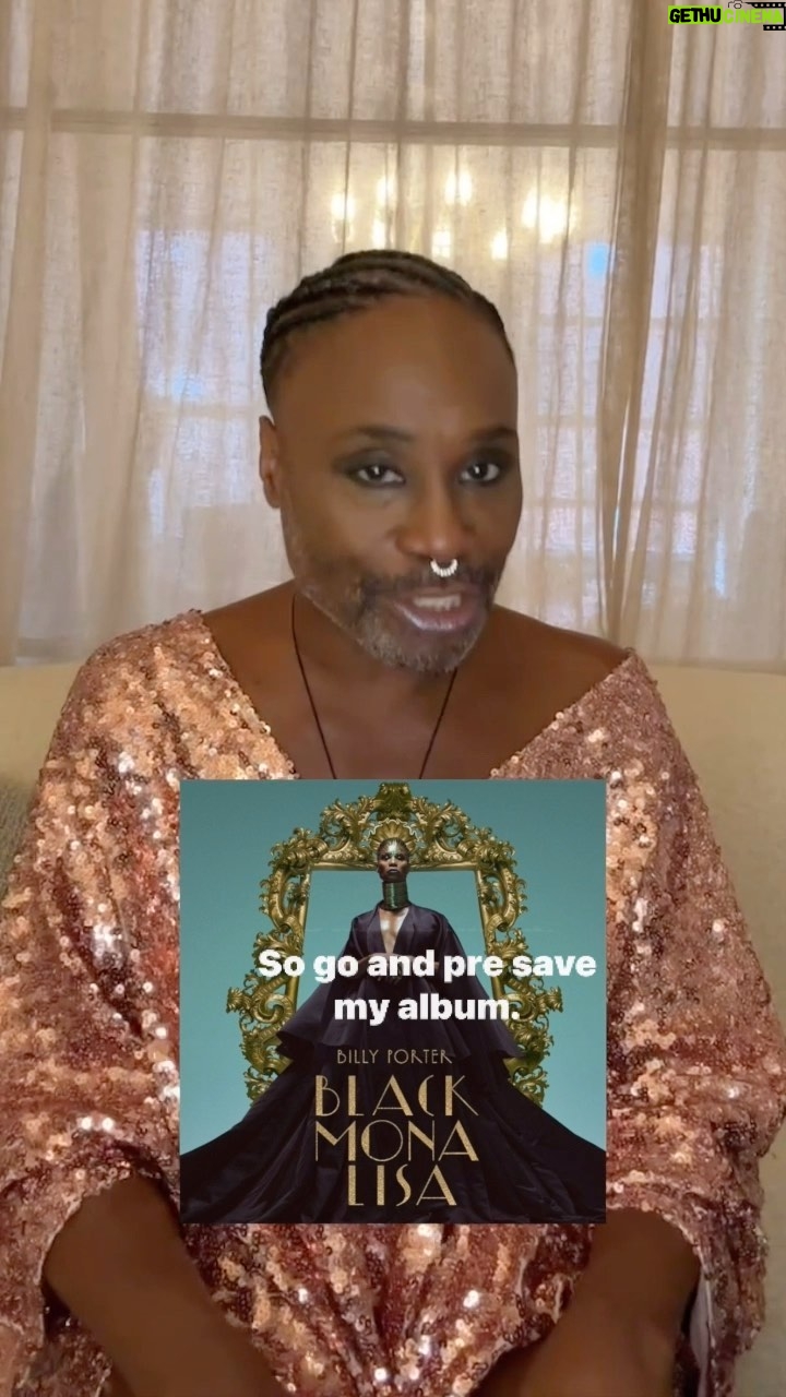 Billy Porter Instagram - Black Mona Lisa drops Nov 17. Click the link in my bio to pre-save now! 🎶🖼️💿