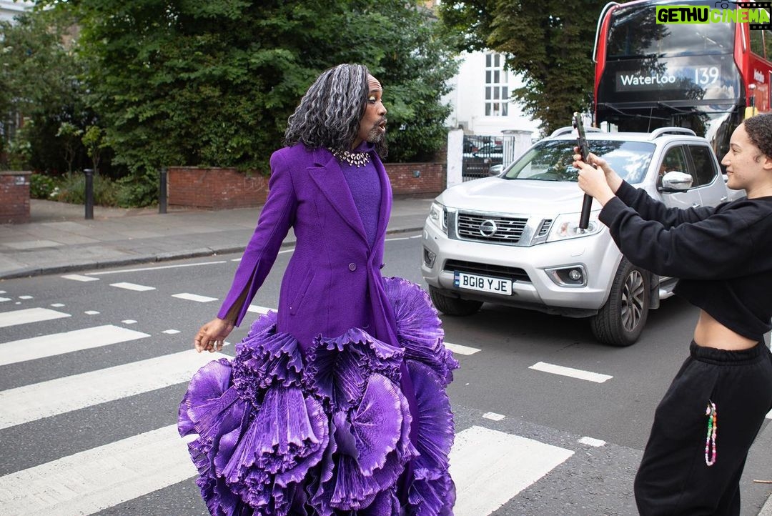 Billy Porter Instagram - #AbbeyRoad but make it #fashion 💜