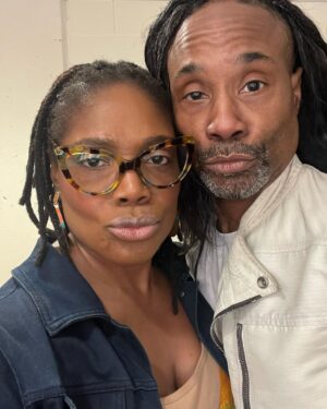 Billy Porter Instagram - Screaming Happy Birthday to my baby sister and best friend, confidante, protector  @mmpeanut1922! 💕 🎂🎁🎉🥳