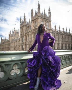 Billy Porter Instagram - “I think it pisses God off if you walk by the color purple in a field somewhere and don’t notice it.” #AliceWalker #TheColorPurple

#London #tbt