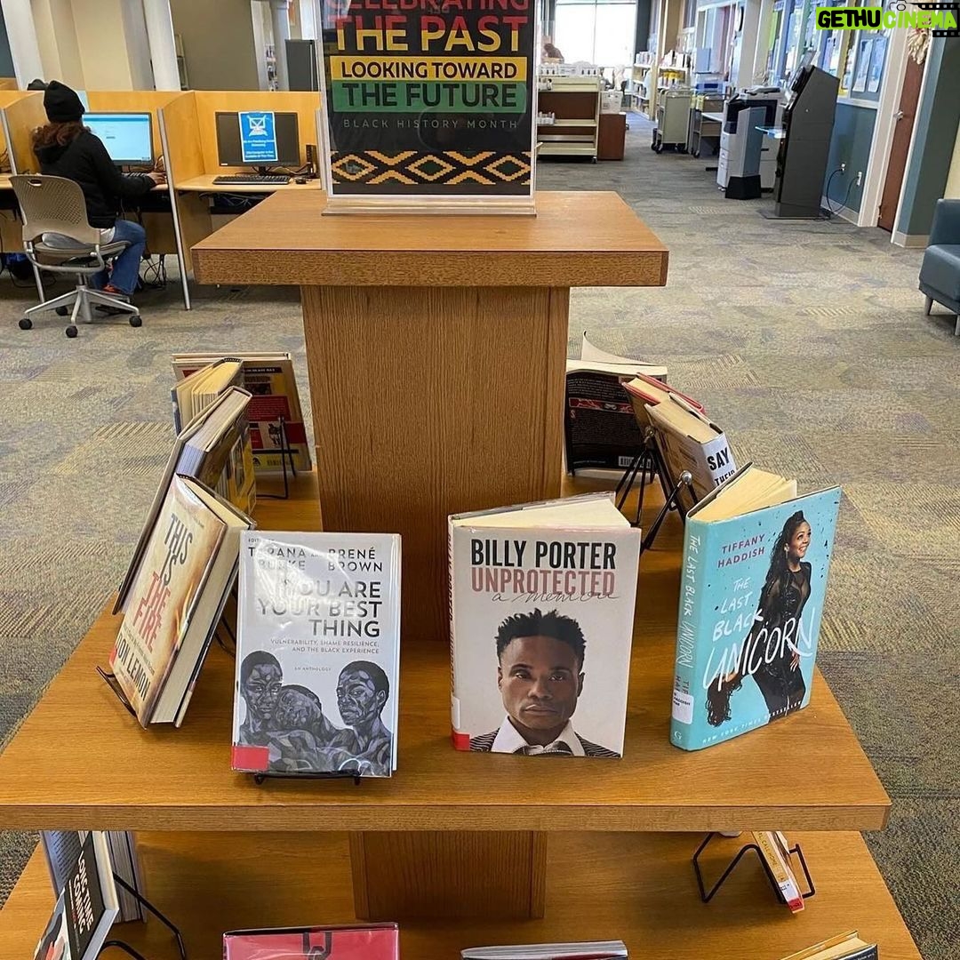 Billy Porter Instagram - It’s #LibraryShelfieDay! You know what I’m reaching for! #Unprotected #Memoir 📚