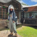 Bindu Madhavi Instagram - The roar of a lion, the call of the wild, an adventure am struggling to write how I felt in the moment. Walking on the wild side of life❤️ #southafrica #safari #angryelephant Kruger National Park