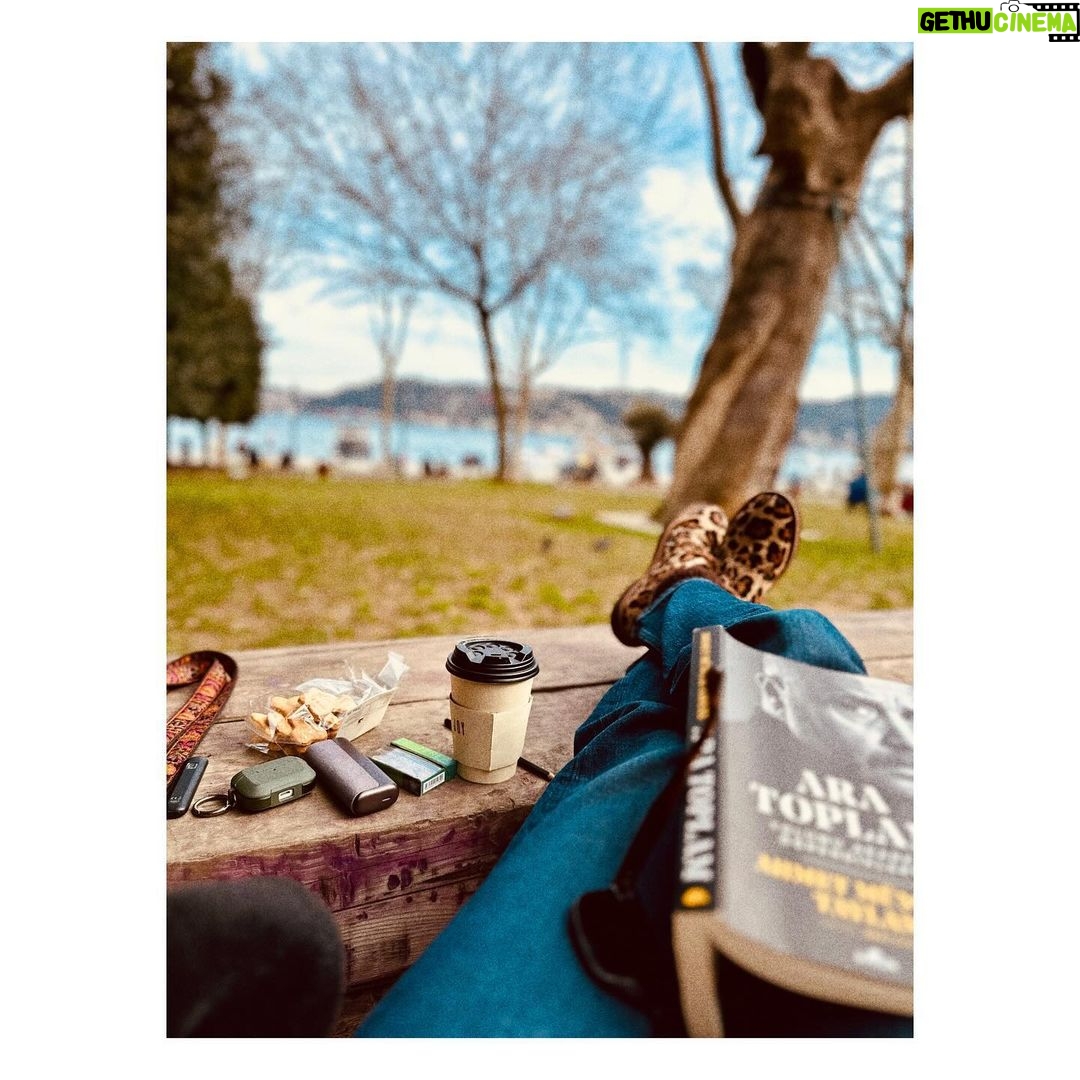 Birce Akalay Instagram - ______ a weekend dump. She was born in my hand, but now I am proudly watching my 10-year-old butterfly Zet flying on the water with my eyes full of tears and I am thankful that we are still a very strong family for years.. Love you all! • I get together max one or two friends per a week and apart from that, I usually try to spend my time listening to music for my soluish journey and reading and writing sessions for remembering my expressionist literature musscles again. • And one of the best thing i do is to watch the plays of my dear friends that I haven’t seen yet. • and yes i love my ballet flats & try to walk against a strong southwester so much 🌊🖤 • • • have a nice week.