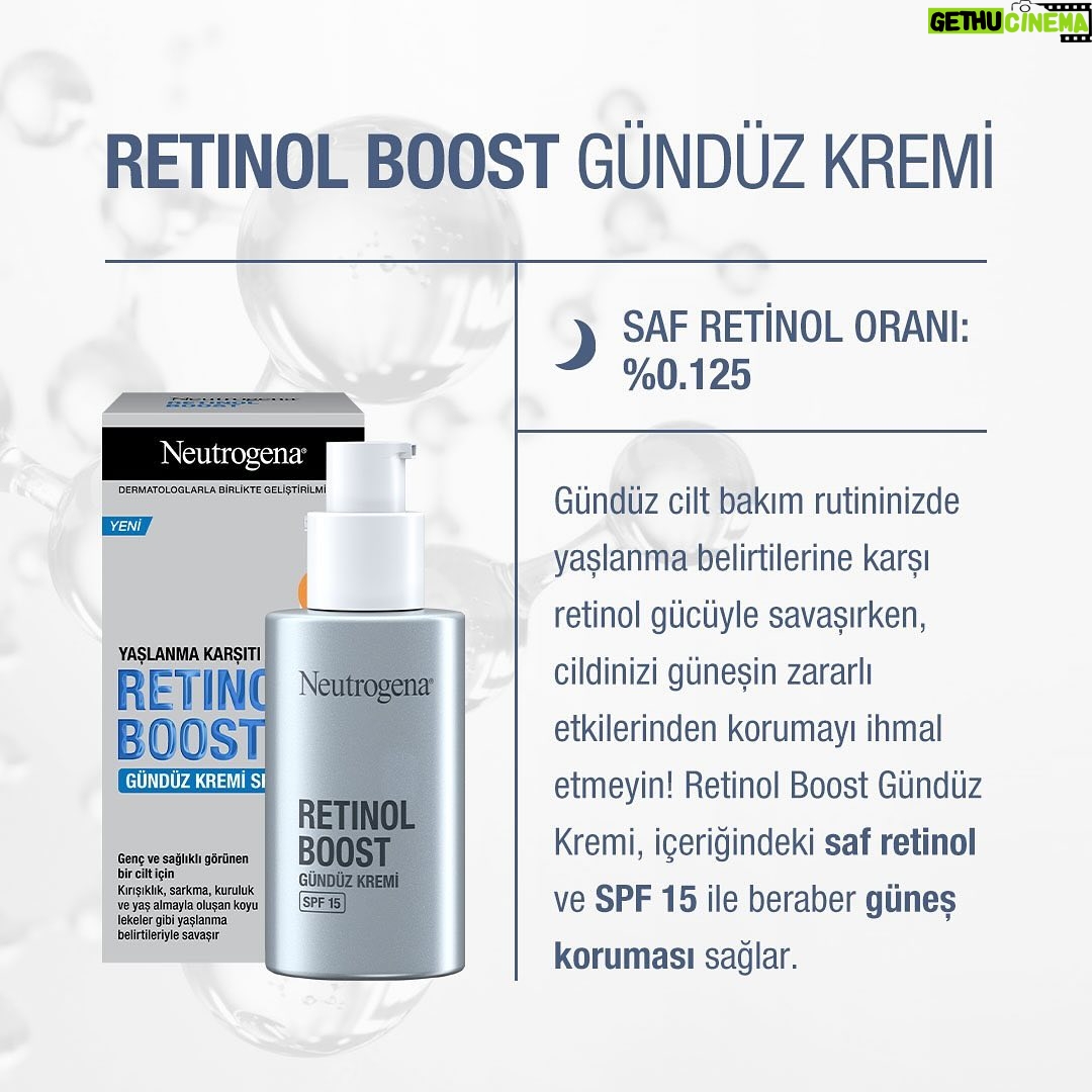 Birce Akalay Instagram - Herkes yeniden merhaba! Cilt bakım rutinimde sabah başlangıcımı Neutrogena Retinol Boost SPFli gündüz kremi ile yapıyorum! 💙 Cildimi güne sımsıkı hazırlarken aynı zamanda güneşin zararlı etkilerine karşı da korunuyorum. 💙 Retinol sayesinde cildimde hissettiğim tazelik ve canlılık hissi gün boyu devam ediyor. Işıldayan bir cilde sahip olmak için bu krem benim gündüz rutinimin vazgeçilmezi haline geldi. 💙 Siz de benim gibi cildinizi şımartmak istiyorsanız, Neutrogena Retinol Boost SPFli gündüz kremi denemelisiniz! #CiltBakimi #Neutrogena #retinolboost #retinol @neutrogenaturkiye #işbirliği