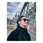 Birce Akalay Instagram - ________some selfies, tired legs faced with the sky & joyful sightseeing moments. The full moon was the icing on the cake. Lucky me! Auf Wiedersehen Cologne. Köln (Cologne), Germany