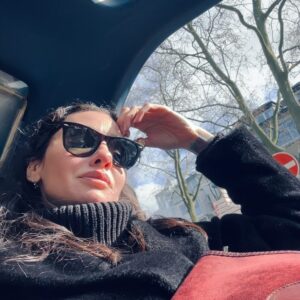 Birce Akalay Instagram - ________some selfies, tired legs faced with the sky & joyful sightseeing moments. The full moon was the icing on the cake. Lucky me! Auf Wiedersehen Cologne. Köln (Cologne), Germany