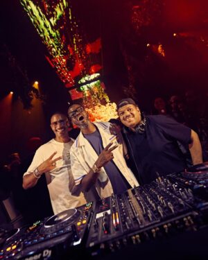 Black Coffee Instagram - Insane energy this past Saturday at @hiibizaofficial 🤯 Big ups to @kerrichandler, @williamdjoko and of course, @travisscott for rolling through! 

#HiBlackCoffee