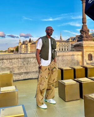 Black Coffee Instagram - Congratulations on an outstanding show King @pharrell @louisvuitton