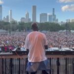 Black Coffee Instagram - Chicago. “The clouds “ V was there.🙏🏿♥️ @lollapalooza Chicago Downtown