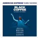 Black Coffee Instagram – New York City! Have you heard the news? 207 short days until I make my @thegarden debut… @americanexpress card members have exclusive access to tickets from now until Thursday (Supply is limited. Check link in bio for more info!) 

📸: @pdbym

#BCMSG #GodsVeryOwn New York, New York