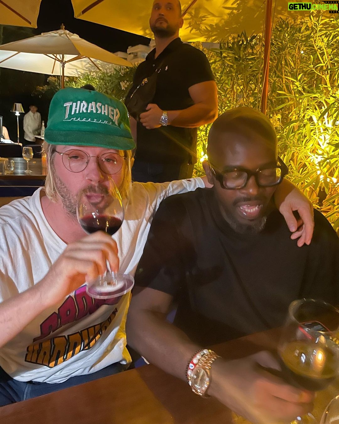 Black Coffee Instagram - Cheers @realblackcoffee π to all our projects and the exciting things coming up next π€―π great job on the @champagnepapi album! passion is the key β€οΈ Btw new TEILE back in stock ;) @teile_elektronik Ibiza, Spain