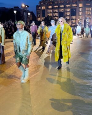 Black Coffee Instagram - Congratulations on an outstanding show King @pharrell @louisvuitton