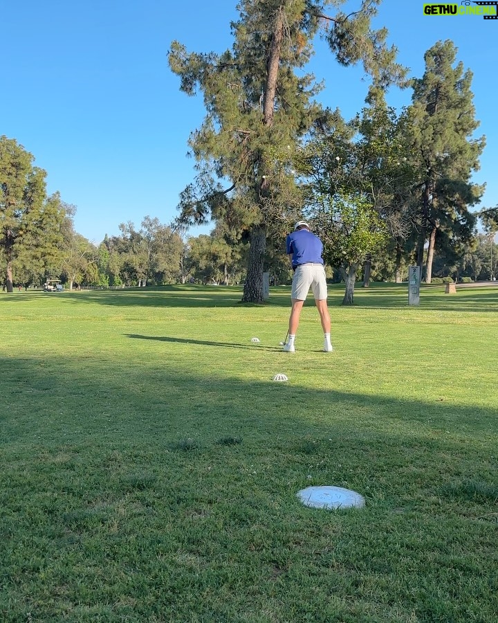 Blake Gray Instagram - Always smiling on the course