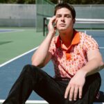 Blake Gray Instagram - These are my two new favorite @lacoste polo designs. Can’t wait to incorporate these in my everyday style 🔥🐊 #MyLacostePolo