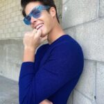 Blake Gray Instagram - quite the color matcher 😎 @ferragamo #ferragamomulticoloreyewear #ferragamoeyewear #ferragamofling #ad