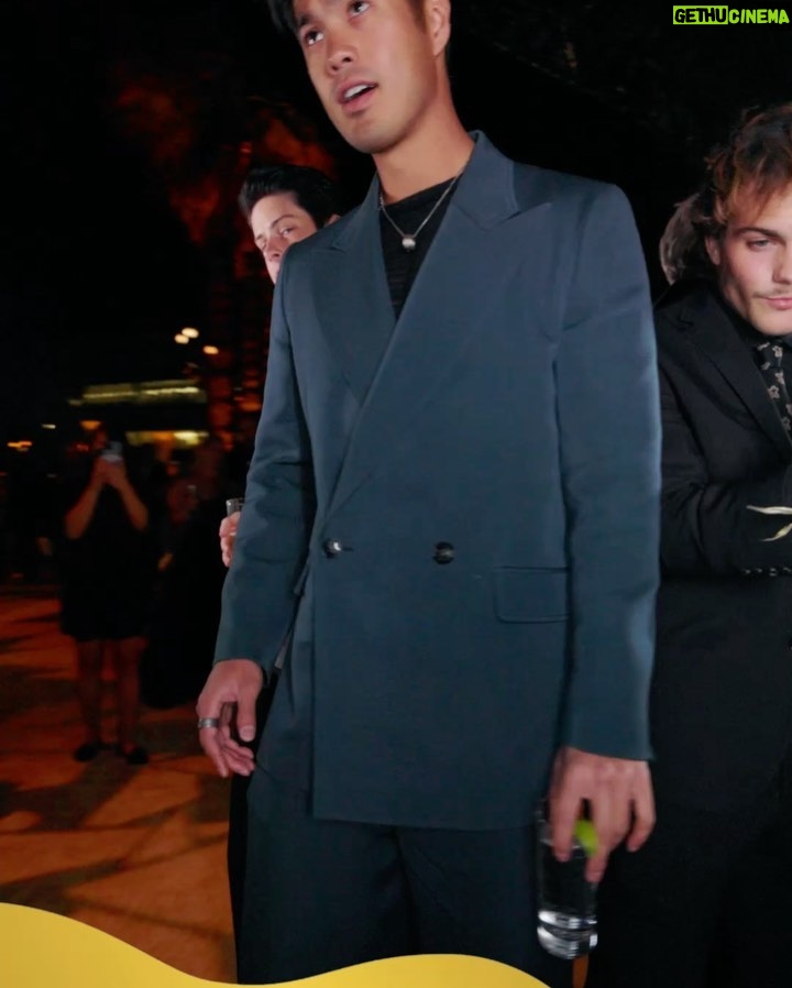 Blake Gray Instagram - Last night at @amfar in @fendi ❤️
