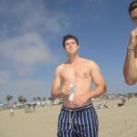 Blake Gray Instagram - The best time to wear some stripe shorts.. is allll the timeeee