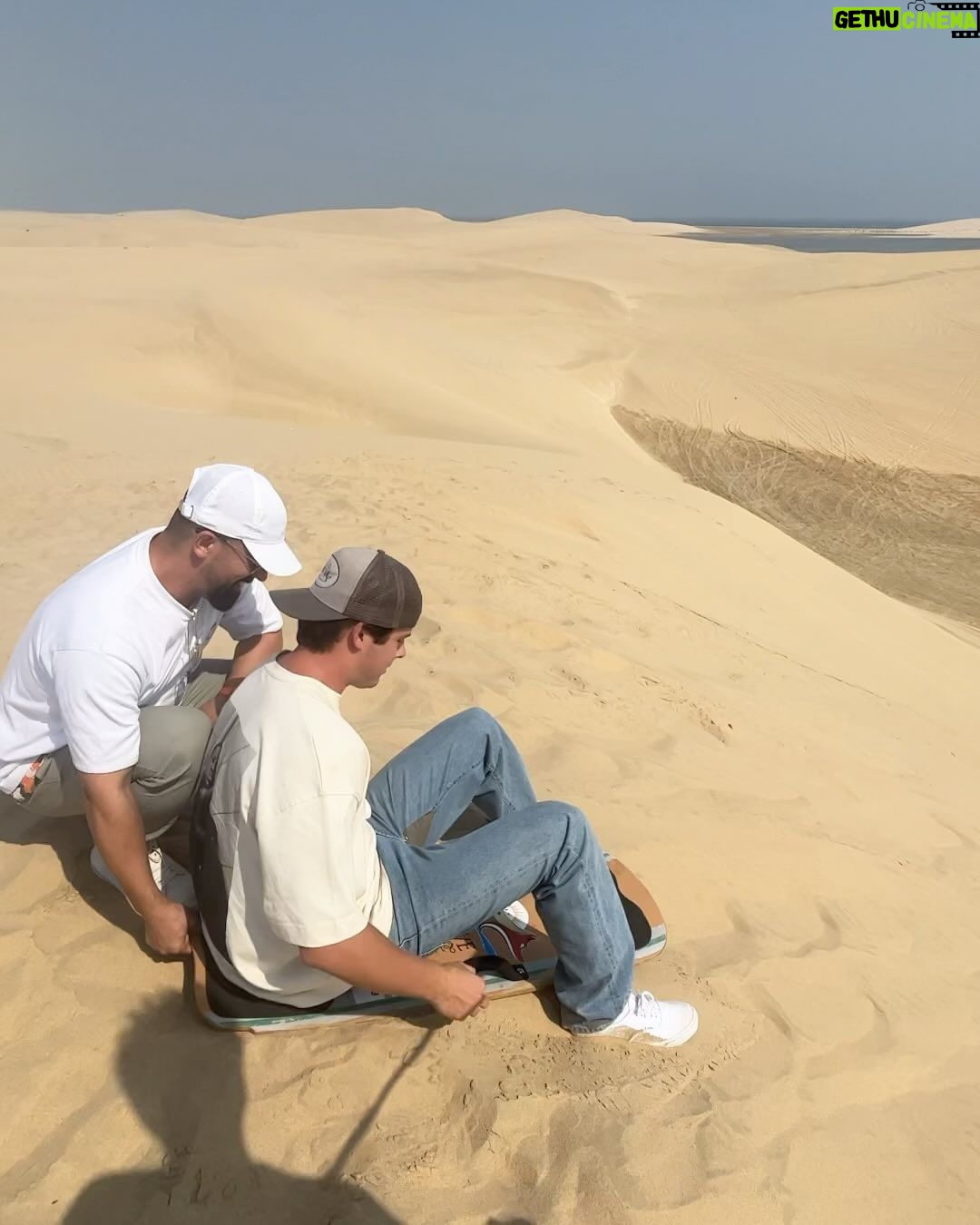 Blake Gray Instagram - Where the beach meets the desert 🐪 DOHA - Qatar