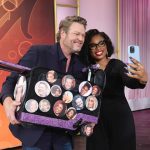 Blake Shelton Instagram - Great catching up with @iamjhud.. Tune-in to the @jenniferhudsonshow tomorrow!!!!!
