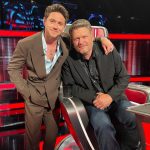 Blake Shelton Instagram - Father / Son pictures at @nbcthevoice Live Finale with @niallhoran..