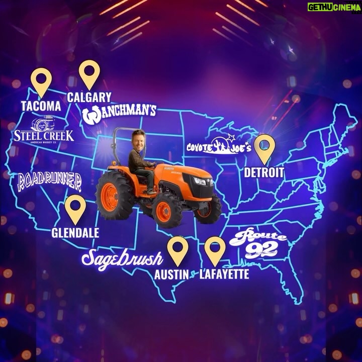 Blake Shelton Instagram - In honor of the #BackToTheHonkyTonk Tour presented by Kubota, we’re celebrating neighborhood Honky Tonks in select cities along the road.. There’s something special about the spot where you can dance to your favorite country music, and drink a beer with your people before heading to the show. From ticket giveaways to drink specials, be sure to stay tuned to their socials and join in on the pre-tour fun! -Team BS