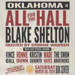 Blake Shelton Instagram - Y’all knew I had something extra up my sleeve.. The legendary @vincegillofficial will be joining us for All for the Hall, hosted by veteran TV and radio personality @stormewarren of TuneIn Radio’s The Big 615! This show is for a great cause, supporting the @countrymusichof. Get your tickets now at blakeshelton.com. I can’t wait to see y’all there!!!!