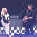 Blake Shelton Instagram - @gwenstefani and @blakeshelton rocked the #TikTokTailgate stage on Super Bowl Sunday with the live debut of their new single Purple Irises 🪻🤩