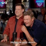 Blake Shelton Instagram - Seeing double and it’s not even Monday yet! @thebriebella joins us and faces off @themercedesvarnado on #Barmageddon Monday at 11/10 on @USA_Network.