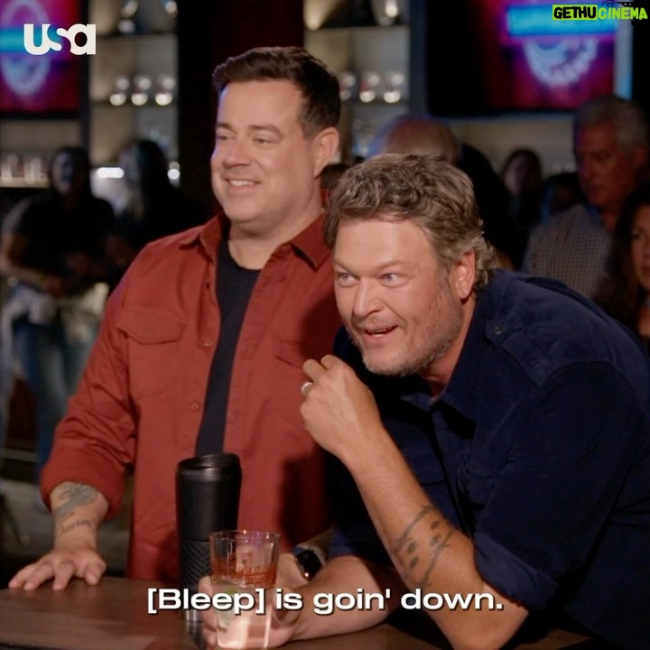 Blake Shelton Instagram - Seeing double and it’s not even Monday yet! @thebriebella joins us and faces off @themercedesvarnado on #Barmageddon Monday at 11/10 on @USA_Network.