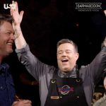 Blake Shelton Instagram - These two NASCAR legends are swinging by #Barmageddon and we’re gonna make it a pit stop they’ll never forget. Watch Monday 11/10c on USA Network!