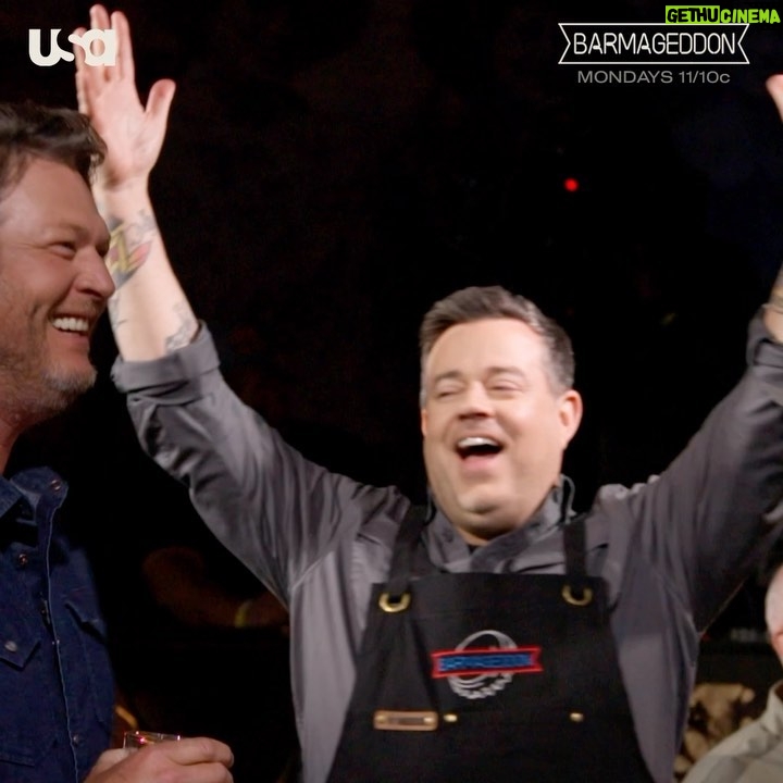 Blake Shelton Instagram - These two NASCAR legends are swinging by #Barmageddon and we’re gonna make it a pit stop they’ll never forget. Watch Monday 11/10c on USA Network!