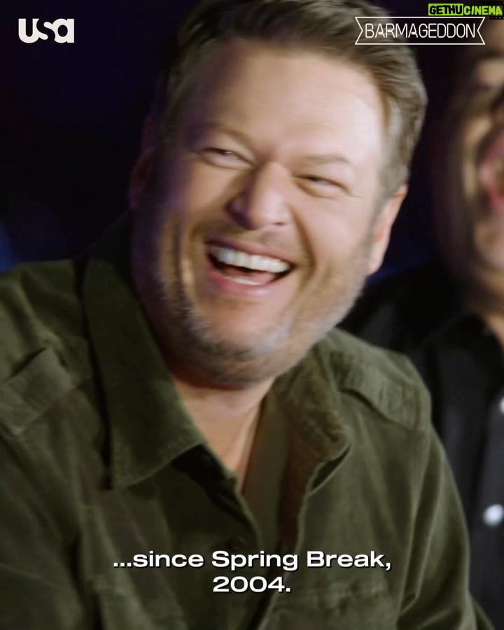 Blake Shelton Instagram - It’s a happy hour like no other, we're back with an all-new #Barmageddon Monday at 11/10c on USA Network!!!!