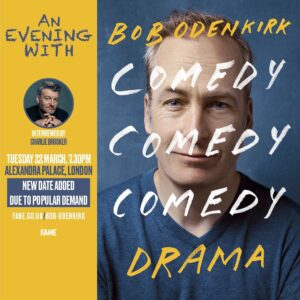 Bob Odenkirk Instagram - Just added another UK date!
March 22 in London with THE Charlie Brooker

@faneproductions