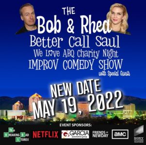 Bob Odenkirk Instagram - New date alert!
The show will go on 5/19/22
Ticket holders, watch your inbox for info!
It’s gonna be great