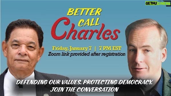 Bob Odenkirk Instagram - In October, I learned about @votecharlesgraham , a remarkable candidate for Congress in North Carolina. Next week, I’ll join him on Zoom to discuss health care, Build Back Better, and the impact of Jan. 6. I hope you can join me to get to know Charles and hear his story and his hopes for North Carolina! Tix at secure.actblue.com/donate/callcharles