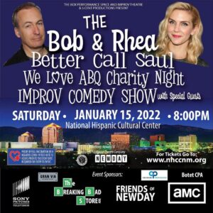 Bob Odenkirk Instagram - Can’t WAIT to do this show!
Let’s go, Albuquerque! It’s gonna be fun
Tickets on sale FRIDAY!

@newdaynm 
@the_box_performance_space 
@cardboardplayhouse