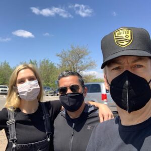 Bob Odenkirk Instagram - 2nd dose done and dusted!  Seehorn Quezada and me!  Move on up!