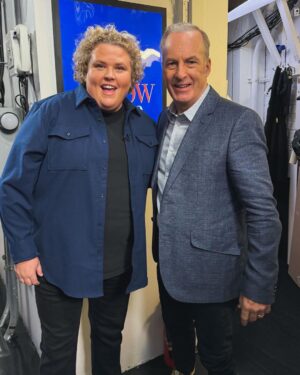 Bob Odenkirk Instagram - Tonight on #Colbert: We’re living, laughing & loving with @FortuneFeimster & @TheRealBobOdenkirk!