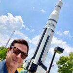 Bob Saget Instagram - Stopped in Huntsville, AL to do some shows @standuplivehunt otw to Nashville to some shows and man, we’re those audiences amazing— Made up of Rocket Scientists and other people. That got a laugh for some reason. Stopped to see @rocketcenterusa @spacecampusa and it was nice to see NASA history and old and new rockets shaped less like the Bezos Massage Wand. Last night’s audience was so appreciative for the show, they stood up before I was finished— and not to leave. Thanks Huntsville. Stay well. Onward to Music City. U.S. Space & Rocket Center