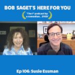 Bob Saget Instagram - Today’s New Episode is with the very funny & wonderful SUSIE ESSMAN, titled, “Susie Essman and Bob Reminisce About Stand-Up Comedy and Discuss Her Work on “Curb Your Enthusiasm.” SUBSCRIBE & LISTEN at: apple.co/bobsaget @ApplePodcasts @itunes @applemusic @apple @studio71us @studio71official @studio71uk @studio71it @studio71fr #comedyinterview #comedypodcast