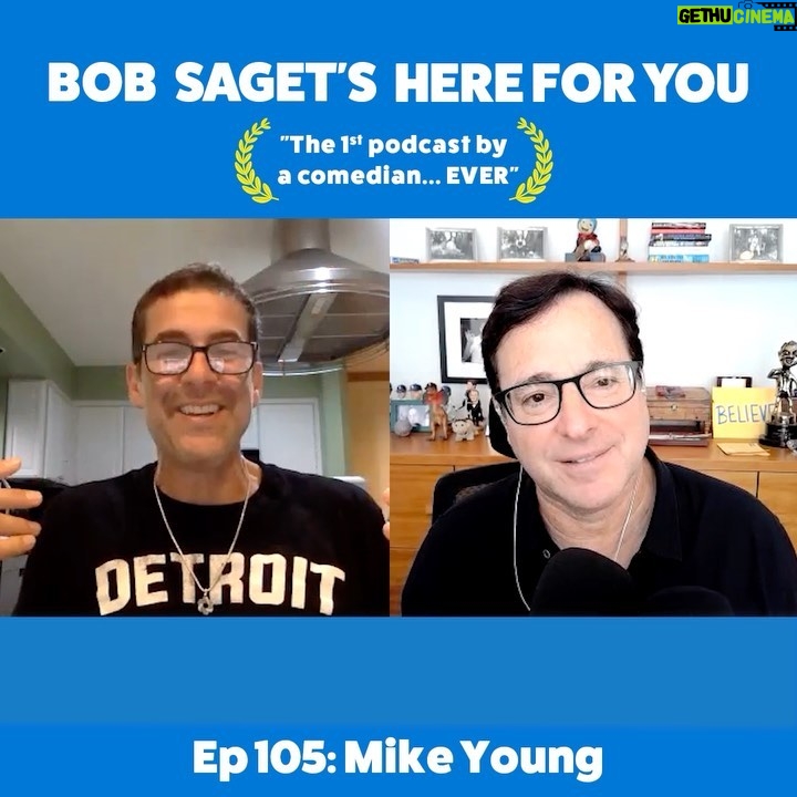 Bob Saget Instagram - Really fun NEW EPISODE TODAY with my comedy brother @therealmikeyoung - Titled, “Mike Young and Bob Share Stories From 10 Years of Touring Together & Discuss Mike's New Movie 'Stealing Jokes'” SUBSCRIBE & LISTEN: apple.co/bobsaget @ApplePodcasts @itunes @applemusic @apple @studio71us @studio71uk @studio71official @studio71it @studio71fr #comedyinterview #comedypodcast