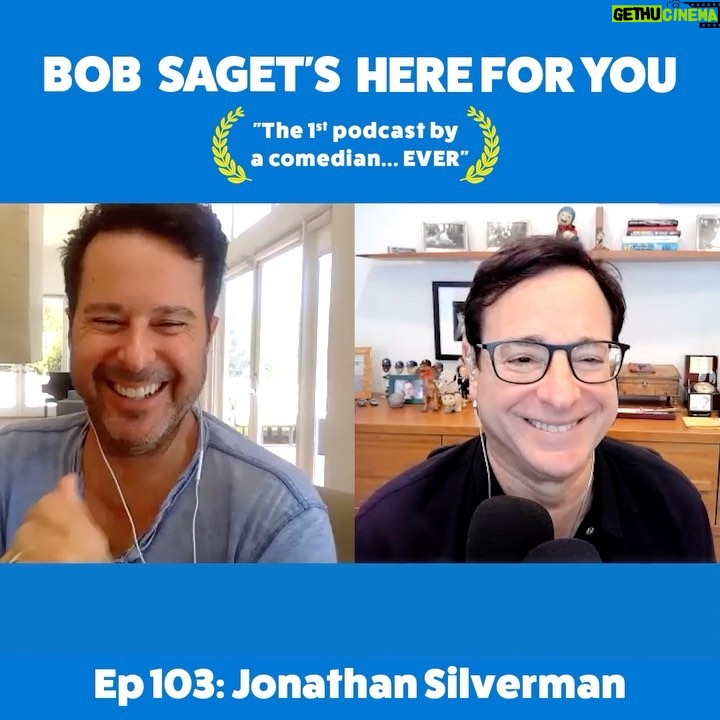 Bob Saget Instagram - Another fun clip from TODAY’S New Podcast episode with my brother for many years- @jonnysilverman - SUBSCRIBE & LISTEN at 👉🏼 apple.co/bobsaget @ApplePodcasts @apple @applemusic @itunes @studio71us @studio71official @studio71uk @studio71it @studio71fr #comedypodcast #comedyinterview