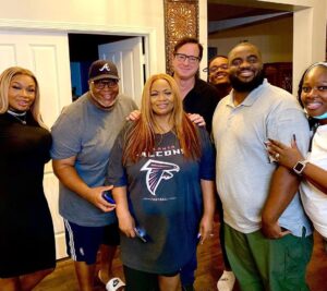 Bob Saget Instagram - Okay… so sometimes you meet a person who you feel kindred to. Comedians can sometimes be like that. Such is my new friendship with @comediennemspat - I’d seen her standup, then watched her new incredibly funny and smart sitcom @betplus - @themspatshow - Then had her on my podcast, and then— fell in love with this hilarious, strong, honest real woman who’s talent and depth also comes out in her new sitcom I feel you should all watch. 
After she and I talked on my podcast, she knew I was going to Indianapolis to do shows this weekend— and then she reached out and invited me to her house for dinner. Tonight, with her family, 
I just had the most genuine fun dinner, with a family that I am told I am “a new family member of.” 
So tonight, I had the pleasure of having dinner at their home. And treated like some traveling Uncle who came by to check in on people he cares about. 
What a gift life can be if you just let it be just that. As hard as these times are, tonight was a gift. And I have a made a new friend. 
This weekend, Ms. Pat will be performing in Pittsburgh while I’ll do my thing in Indianapolis. Two comic ships passing in the night. Damn, I love comedians. And I love Ms. Pat. Catch her on tour. You’ll love her.