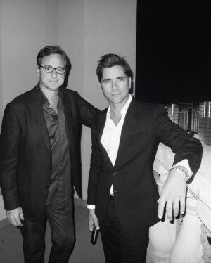 Bob Saget Instagram - Today is a special day. Today is the day that my brother John Stamos was born. To say we are like brothers is an understatement. We have been through so much together for 35 years. High, lows- The usual you go through with your closest of people in your life. But what I have to say here, is how damned lucky I am to have John in my life. He has always been there for me. Even when I could be unbearable. Anyone who knows him knows what a beautiful person he is. And I’m not talkin’ about his gift of looks. I’m talking’ about the gift of his heart. I’ve learned so much from John, and I am truly blessed to have this good man as my brother. He deserves the happiest birthday of birthdays. 

And…To celebrate him properly today, watch all ten episodes of Season One of @bigshotseries @disneyplus - It’s an incredible show that he is just so great in. Or go find him right now on his dates where he’s touring with Beach Boys. 

There is only one @johnstamos on this planet, and I am a better person because he’s in my life. 

Happy Birthday, Dear John.