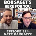 Bob Saget Instagram – Another clip from TODAY’S NEW EP with the very honest and hilarious @natebargatze – Though a bit self-serving on my part, regarding my old video show, he makes a good point. Really worth listening to this episode and even moreso, catching him on his big tour right now and watching all his specials. Sue me, I’m a fan. 
From @allthingscomedy